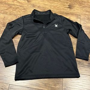 Spyder part zip cozy long sleeve sweater
